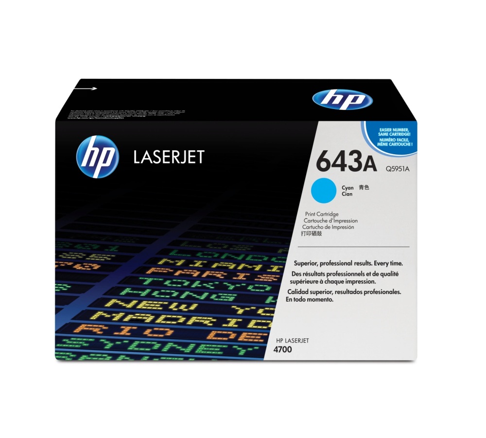 Toner HP 643A azurový (Q5951A)