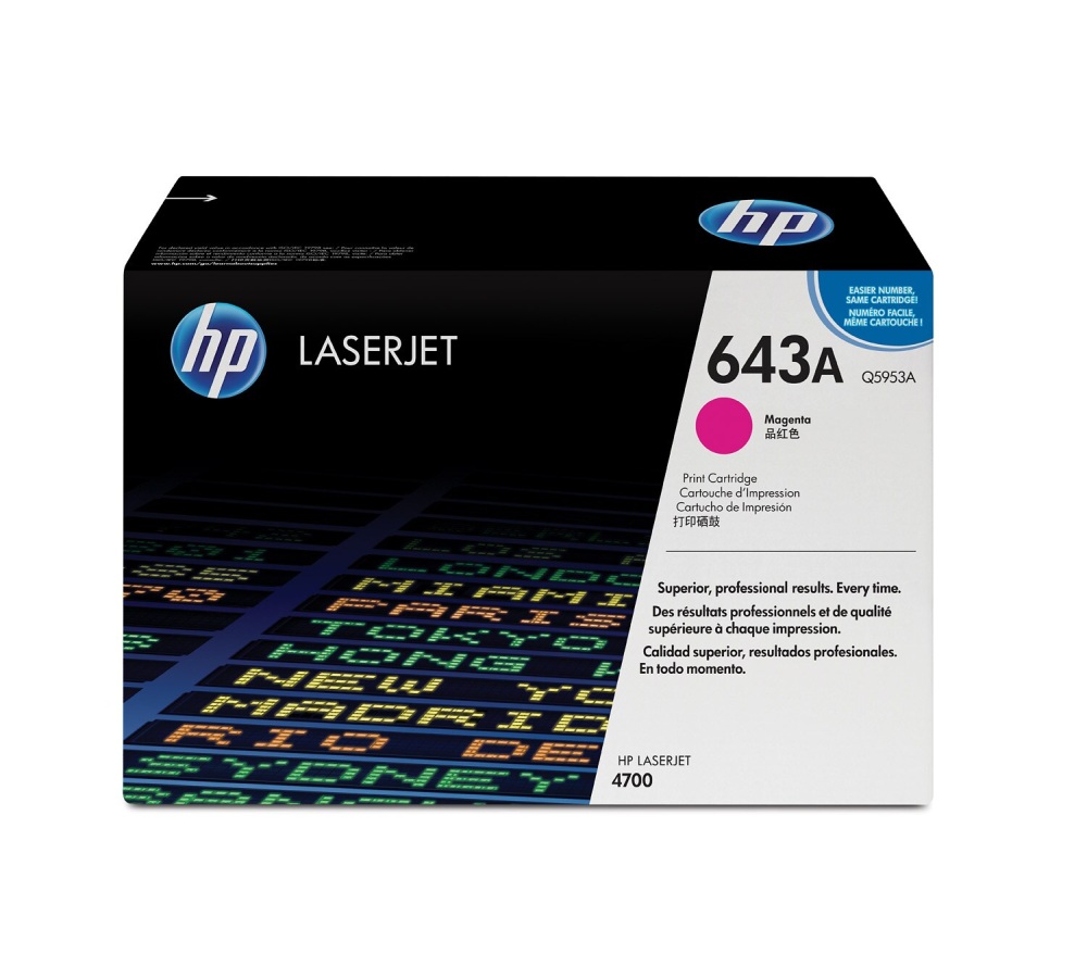 Toner do tiskárny HP 643A purpurový (Q5953A)