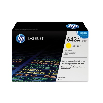 Toner HP 643A žlutý (Q5952A)