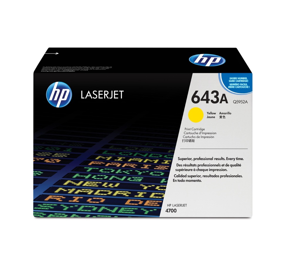 Toner HP 643A žlutý (Q5952A)
