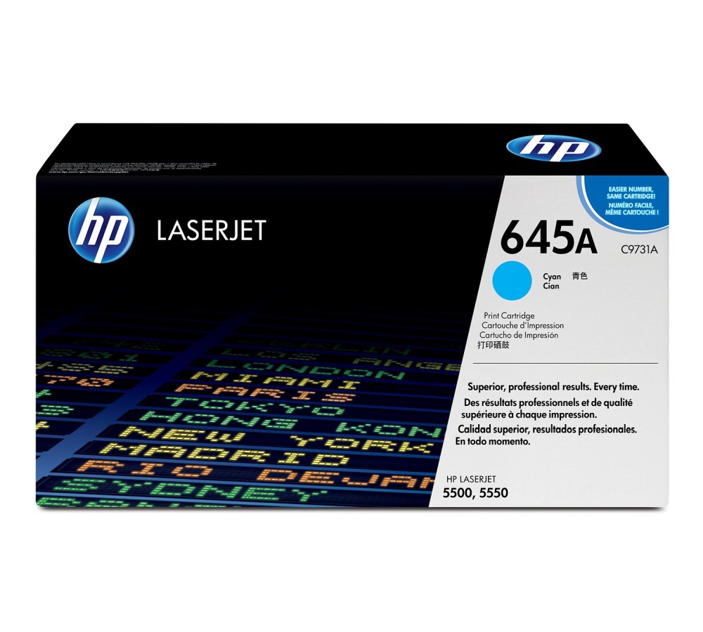 Toner HP 645A azurový (C9731A)