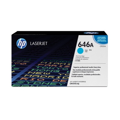 Toner do tiskárny HP 646A azurový (CF031A)