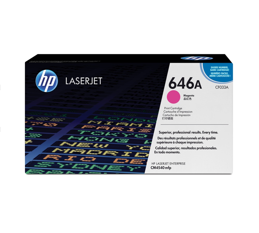 Toner do tiskárny HP 646A purpurový (CF033A)