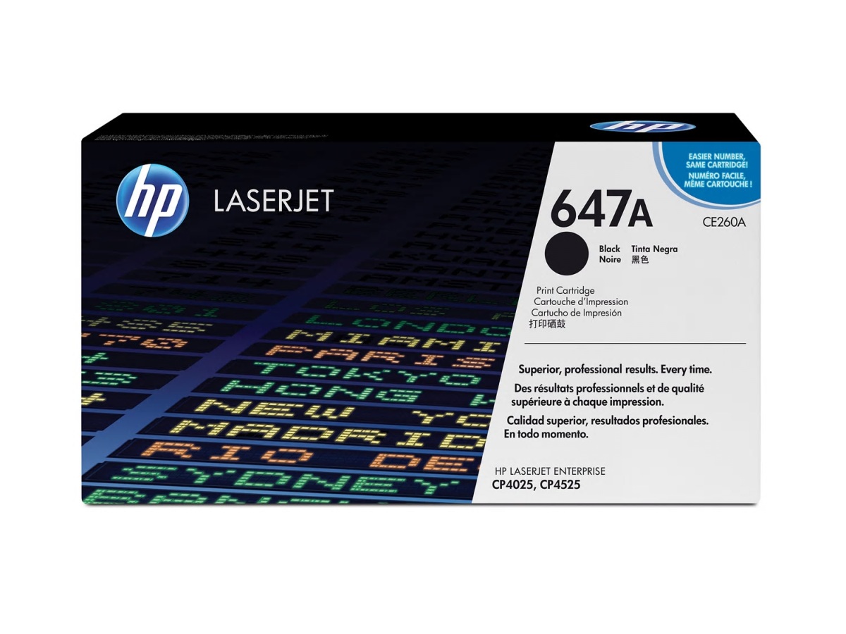 Toner do tiskárny HP 647A černý (CE260A)