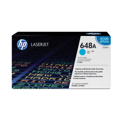 Toner do tiskárny HP 648A azurový (CE261A)