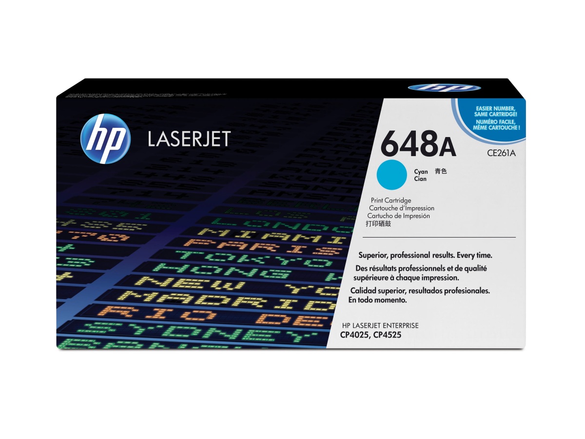 Toner HP 648A azurový (CE261A)