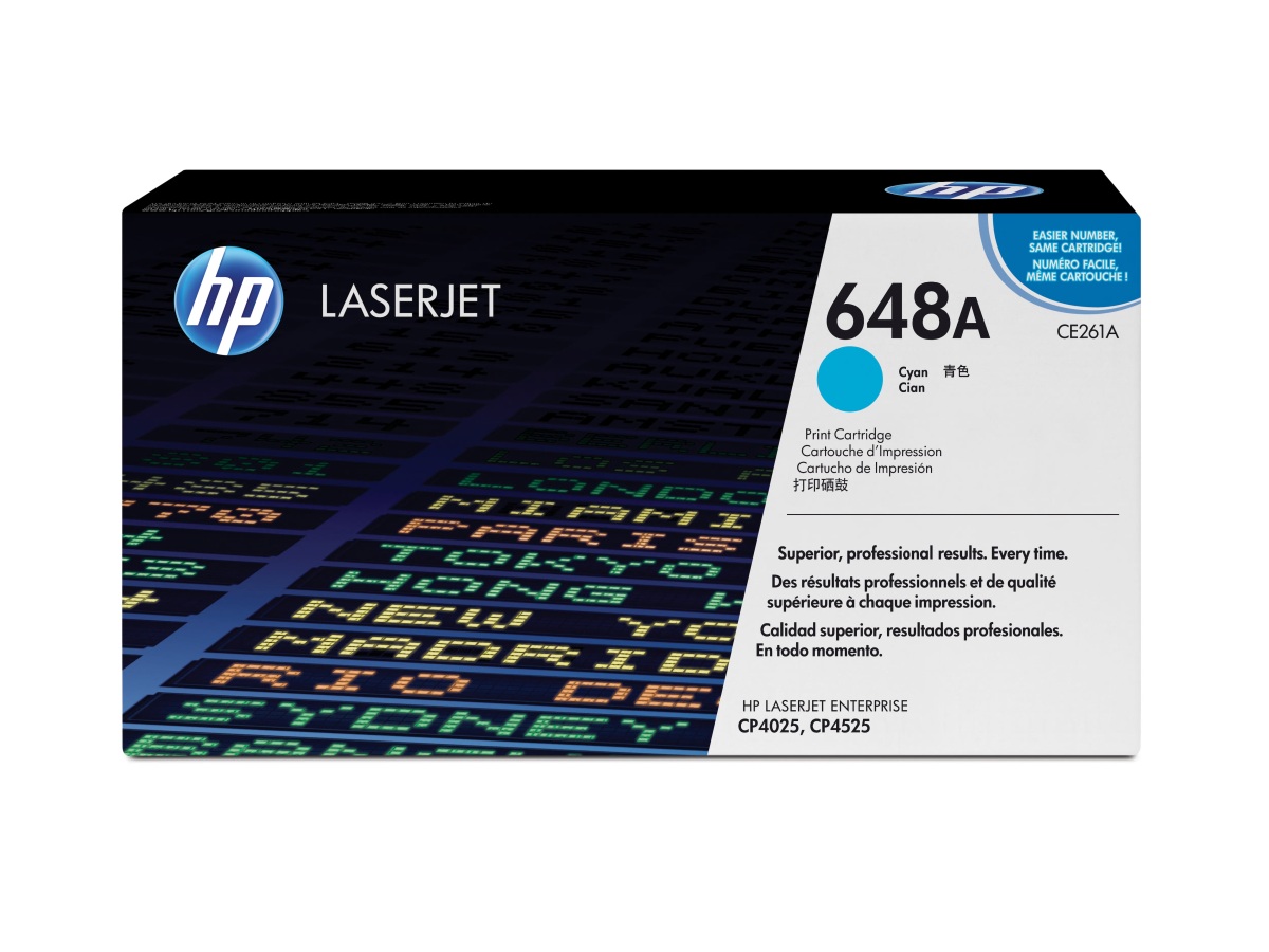 Toner do tiskárny HP 648A azurový (CE261A)