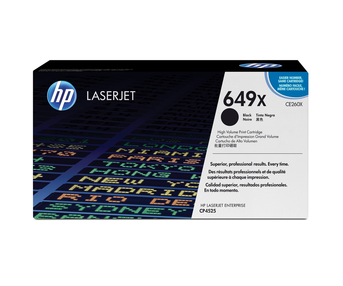 Toner HP 649X černý (CE260X)