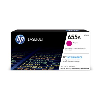 Toner do tiskárny HP 655A purpurový (CF453A)