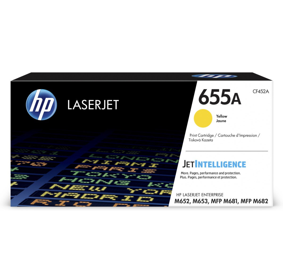 Toner HP 655A žlutý (CF452A)