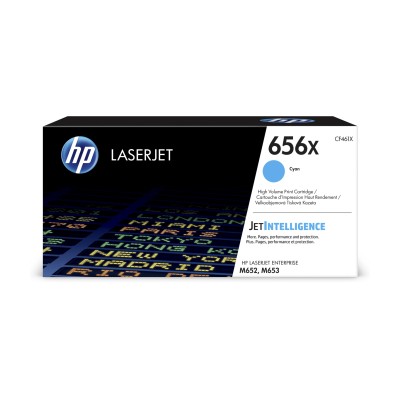 Toner HP 656X azurový (CF461X)