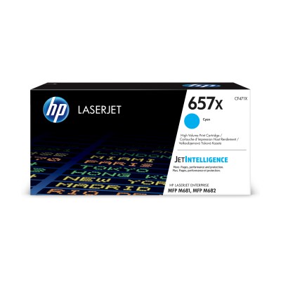 Toner HP 657X azurový (CF471X)