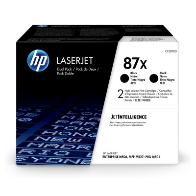 Toner do tiskárny HP 87X černý, dvojbalení (CF287XD)