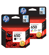 Sada inkoustových kazet HP 650 pro snadné objednání (HP-650)
