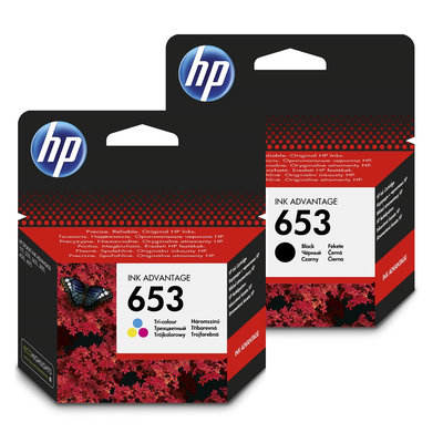 Sada inkoustových kazet HP 653 pro snadné objednání (HP-653)