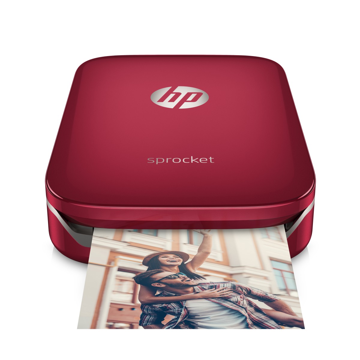 Fotografická tiskárna HP Sprocket - červená (Z3Z93A)