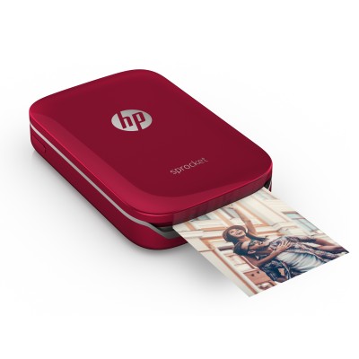 Fotografická tiskárna HP Sprocket - červená (Z3Z93A)