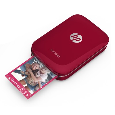 Fotografická tiskárna HP Sprocket - červená (Z3Z93A)