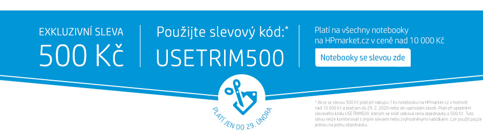 AKCE: 500 Kč sleva na notebooky na HPmarket.cz