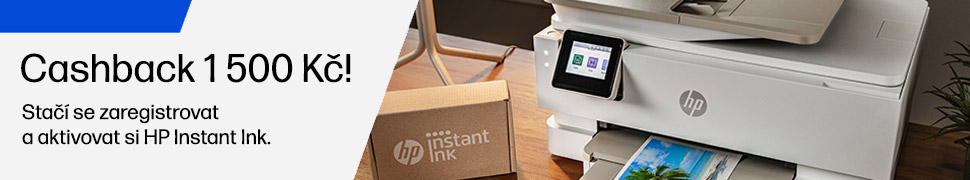 Cashback až 1500 Kč k vybraným tiskárnám se službou Instant Ink