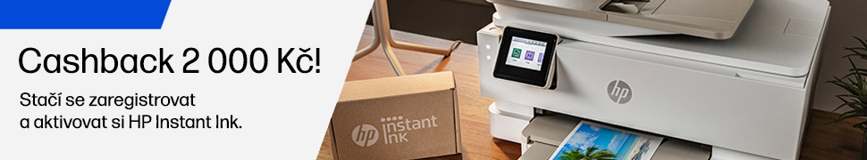 Cashback až 2000 Kč k vybraným tiskárnám se službou Instant Ink