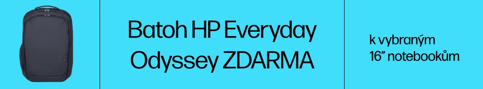 K vybraným 16" notebookům batoh HP Everyday Odyssey Gray ZDARMA