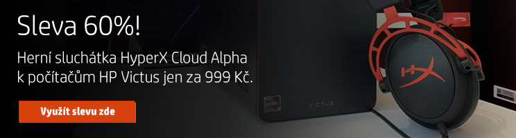 Sluchátka k hernímu počítači HP Victus se slvou 60%