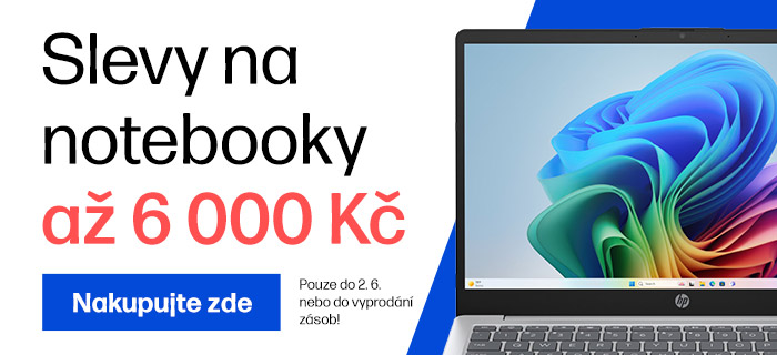 Slevy notebooků až 6 000 Kč<br>pouze do 6.2.!