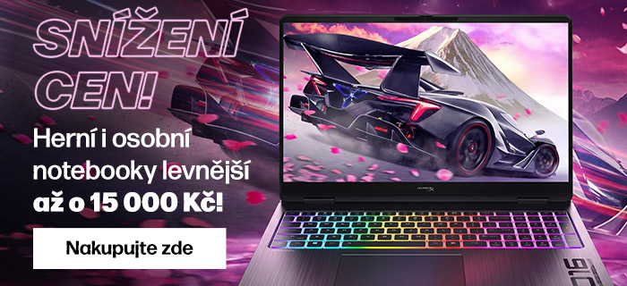 Kdo brzdí 🎮 nevyhrává! Slevy <b>až 15 000 Kč</b> na herní i osobní notebooky