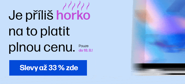 Je příliš horko na to platit plnou cenu. Slevy až 33 %!