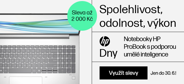 Slevy HP Dnů: Spolehlivé HP ProBook