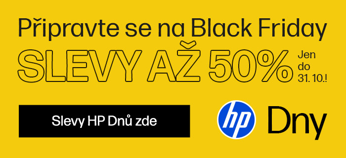 Slevy až 50%! Připravte se na Black Friday