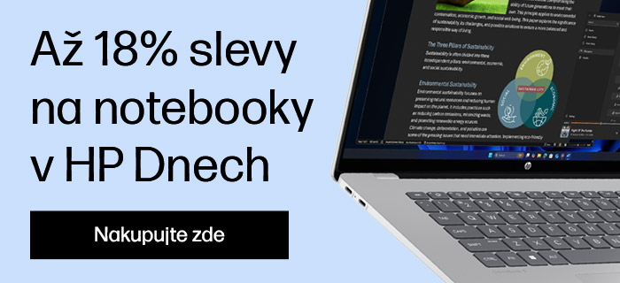 Slevy notebooků v HP Dnech