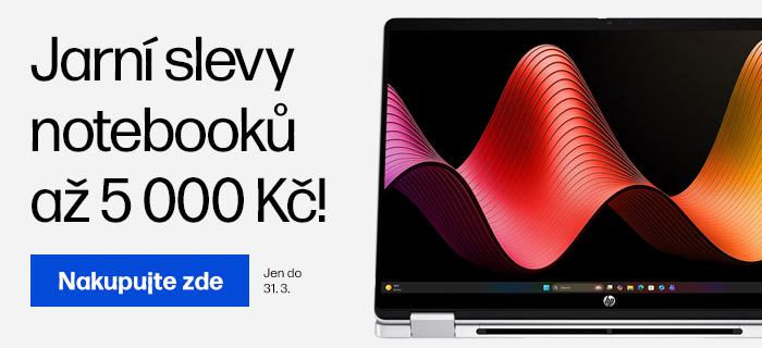 Jarní slevy notebooků <br>až 5 000 Kč!