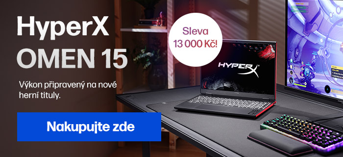 HyperX OMEN 15 se slevou <br>13 000 Kč!