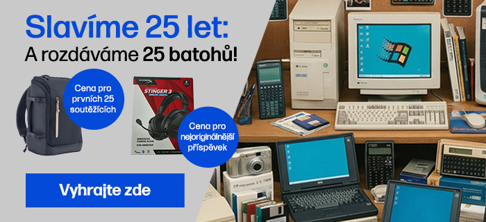 Slavíme 25 let a rozdáváme 25 batohů!