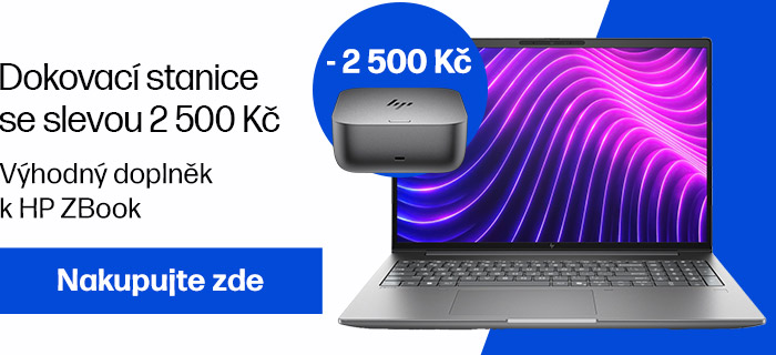 Dokovací stanice se slevou 2&nbsp;500&nbsp;Kč k HP ZBook