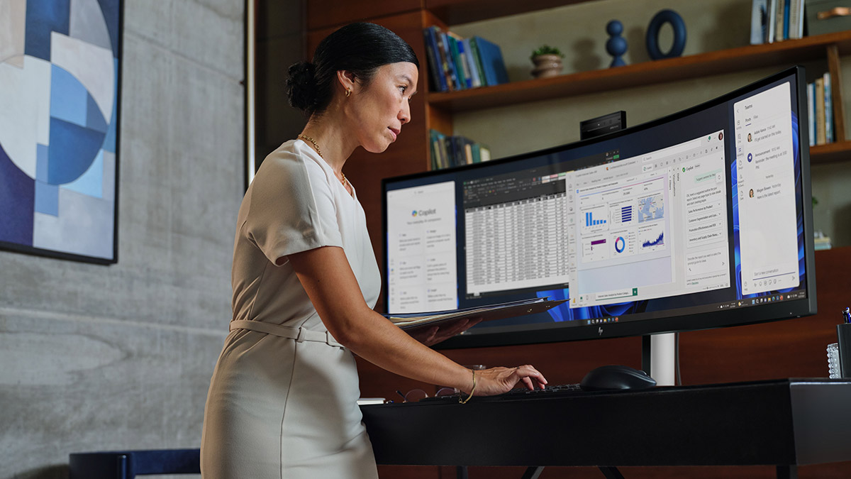 Novinka: HP Series 5 Pro DQHD 549pm - jeden monitor místo dvou