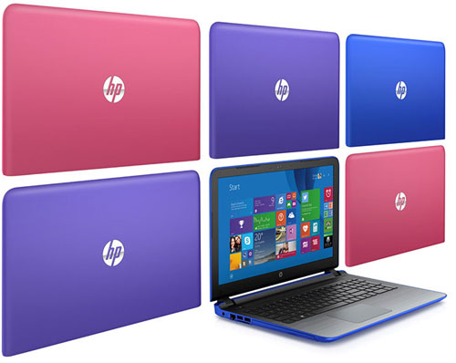 Barevné notebooky HP 15 