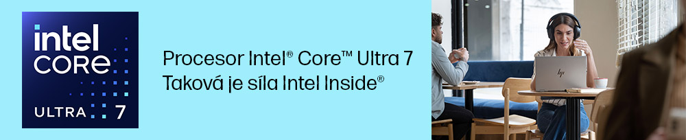 Procesor Intel® Core™ Ultra 7- To je síla Intel Inside®.